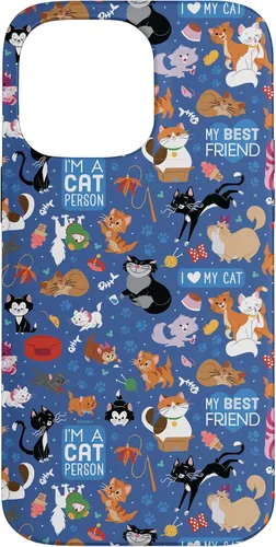 Vista 21 de Disney Carcasa para iPhone 17, diseño de gatos I Love My Cat