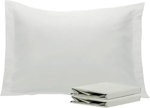Vista 81 de NTBAY Fundas de almohada estándar, paquete de 2 fundas de almohada de microfibra cepillada de 20 x 26 pulgadas, súper suaves y acogedoras
