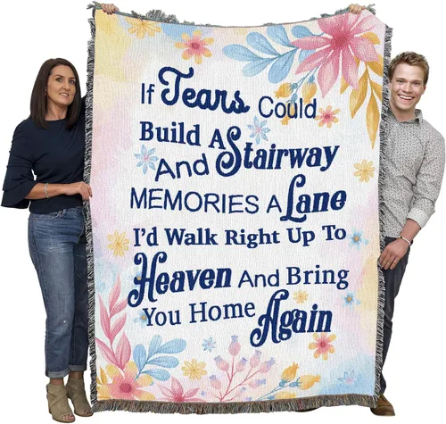 Vista 12 de Pure Country Weavers Manta con texto en inglés «Wherever A Beautiful Soul Has Been, There is A Trail of Beautiful Memories», tapiz de regalo