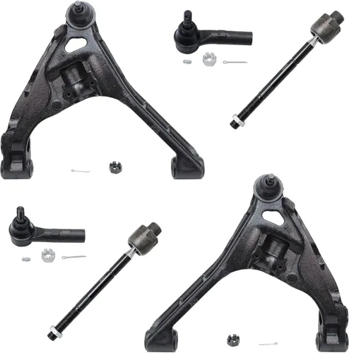 Vista 92 de Detroit Axle - Kit de brazos de control delantero para Chevy Silverado 1500 GMC Sierra 1500 GMC Sierra 1500 Avalanche Yukon Tahoe Escalade ESV EXT