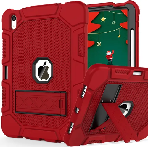 Vista 32 de Funda para iPad de 7ª/8ª generación, funda para iPad 10.2, híbrida, resistente, a prueba de golpes, funda de protección contra caídas construida