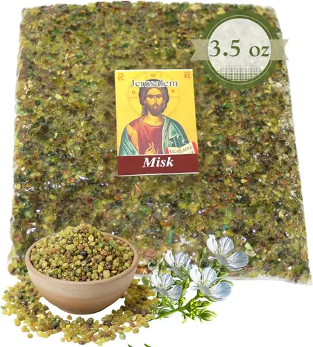 Vista 17 de Incienso de Tierra Santa de Jerusalén de Holy Land Market - Incienso de flores trituradas y selladas de Tierra Santa, mezcla a granel - Aroma ámbar