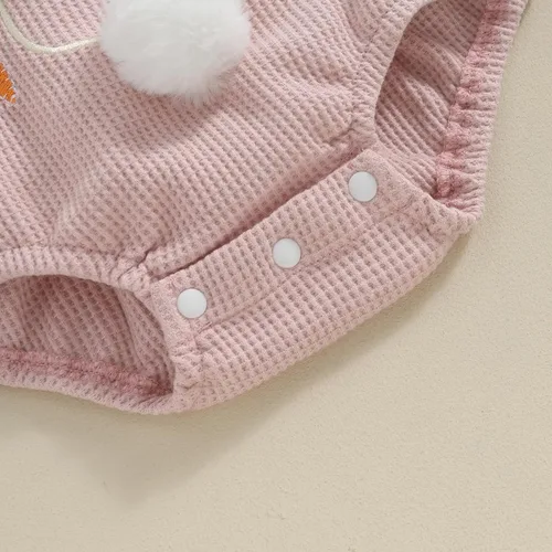 Vista 7 de Ropa de verano para bebé recién nacida, con volantes, sin mangas, con diadema