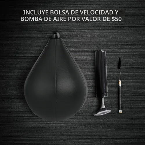 Vista 3 de Speed Bag Platform for Boxing Speed Bag Stand Wall Mount Punching Bag Kit Includes Speed Bag and Air Pump Adjustable Height 360 degree Swivel