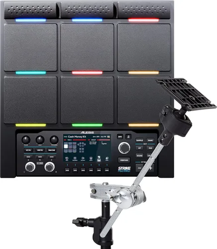 Vista 6 de Alesis Strike Multipad - Instrumento de percusión de 9 almohadillas con muestreador, bucle, 2 entradas y salidas, tarjeta de sonido, carga