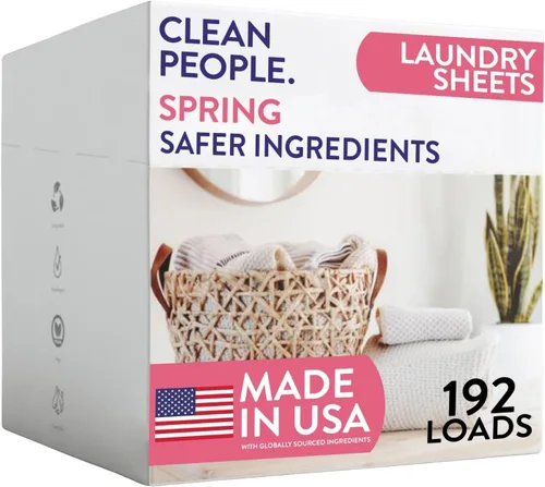 Vista 10 de The Clean People Hojas de detergente para ropa – Jabón de lavandería – Ultra concentrado, embalaje reciclable, combate las manchas – Mañana