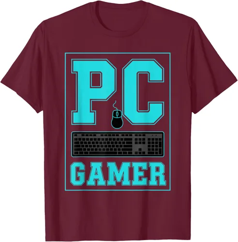 Vista 12 de PC Gamer Gaming Teclado Ratón Esports Computer Fan Camiseta