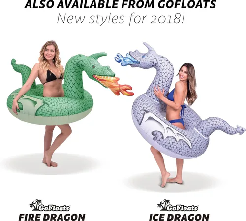 Vista 7 de GoFloats Flotador de piscina de unicornio para fiesta, balsas inflables, adultos y niños