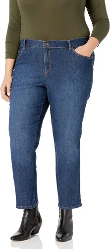 Vista 66 de Gloria Vanderbilt - Pantalones de mezclilla Amanda clásicos de tiro alto y pierna cónica petite para mujer Begonia Bloom