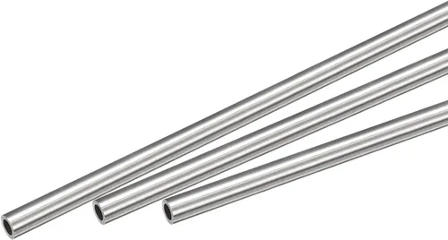 Vista 63 de Uxcell Tubo capilar de acero inoxidable 304, OD 0.4 mm x 0.1 mm de grosor de pared, 250 mm de longitud, tubo metálico para maquinaria industrial