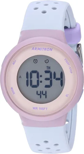 Vista 2 de Armitron Sport Reloj de pulsera unisex con cronógrafo digital intercambiable correa de silicona 457124