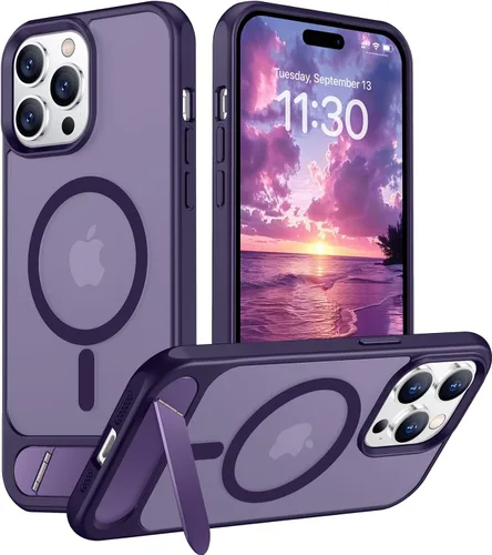 Vista 243 de Funda para iPhone 11 con compatibilidad magnética, [Soporte invisible incorporado][Compatible con MagSafe]