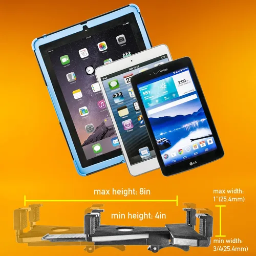 Vista 6 de iBOLT TabDock - Soporte de pilar para tablet de 7 a 10 pulgadas para carretillas elevadoras y almacén (paquete de 4)