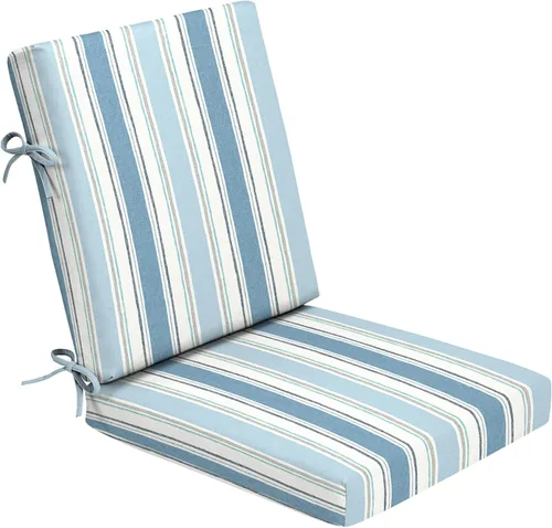 Vista 16 de Arden Foam - Cojín para silla de comedor al aire libre, 20 x 20 pulgadas, fabricado con espuma ProFoam, resistente a la lluvia, resistente a