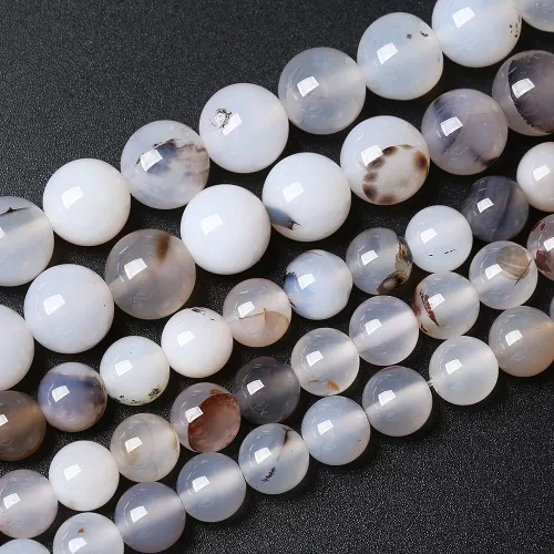Vista 33 de 45 Cuentas de Piedra Natural de 5⁄16 Pulgadas (8 mm) con Cuentas de Amazonita Azul para Hacer Joyería AAA Redondas Cuentas Sueltas Piedras
