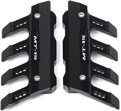 Vista 11 de SCUUBE Protector lateral para motocicleta Yamaha MT-15 MT15 Protector de horquilla delantera Protector de guardabarros delantero Bloque