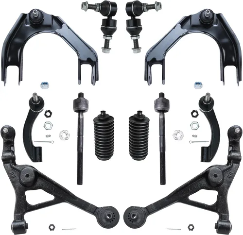 Vista 36 de Detroit Axle - Kit de extremo delantero para Hyundai Sonata XG350 XG300 Kia Optima, 2 brazos de control superiores con juntas de bola, 2 brazos