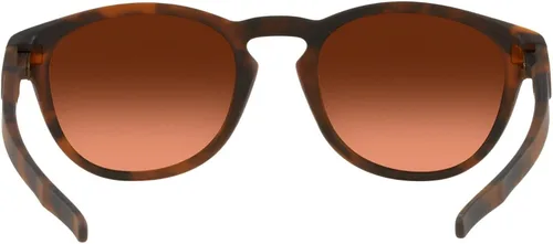 Vista 7 de Oakley Oo9349 Latch Low Bridge Fit Gafas de sol redondas para hombre, Tortuga Marrón MatePrizm Marrón Gradient