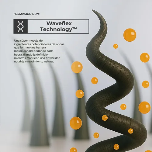 Vista 7 de XMONDO Wavetech - Espuma ondulada, potenciador de rizos para cabello