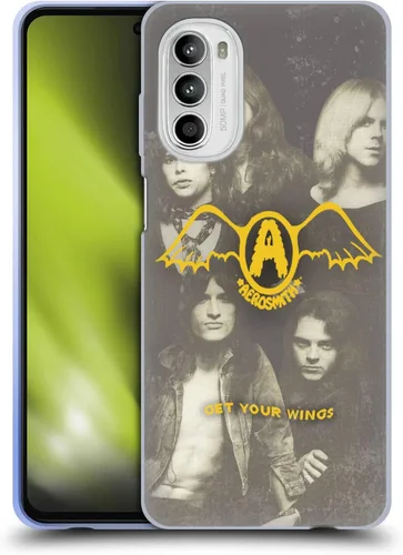 Vista 112 de Head Case Designs Officially Licensed Aerosmith Back in The Saddle Again Classics Gel Case [Military Grade Protection] Compatible with Moto E7
