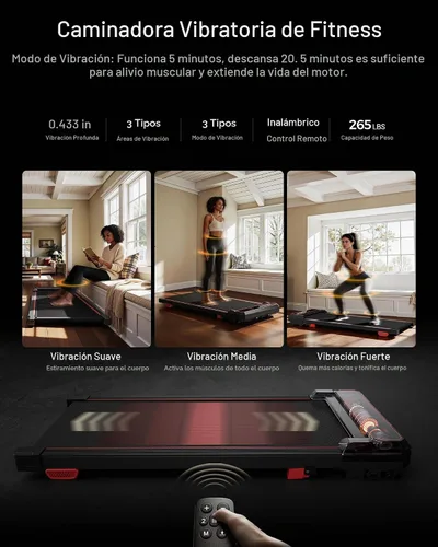 Vista 3 de CURSOR FITNESS Almohadilla para caminar con placa de vibración con 14% de Raven