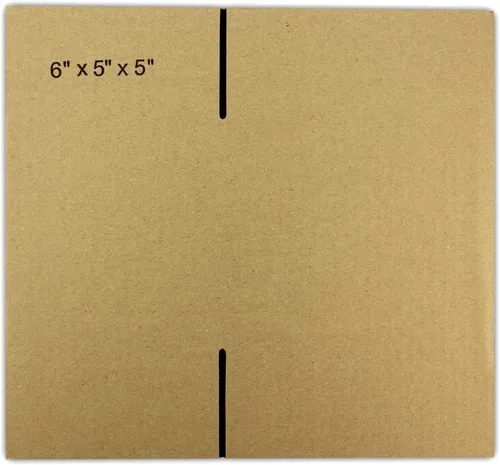 Vista 5 de 5 cajas de embalaje de cartón corrugado EcoSwift de 6 x 5 x 5 pulgadas, cajas de envío de mudanza, cajas de 6 x 5 x 5 pulgadas
