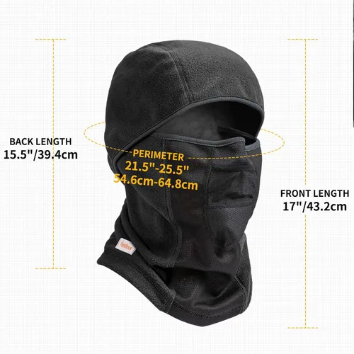 Vista 7 de Balaclava Winter Ski Face Mask Breathable Windproof Thermal for Motorcycle Riding Cycling in Cold Weather