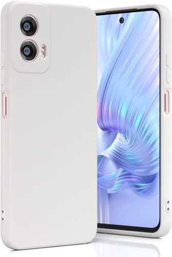 Vista 12 de Funda Moto G Power 5G 2024, silicona líquida, delgada, suave, TPU Fit, protección de cuerpo completo, a prueba de golpes, para G Power 2024 5G (gris)