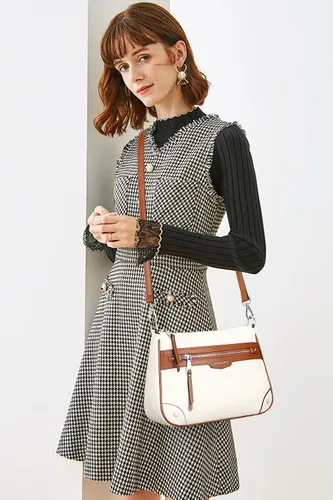 Vista 8 de Over Earth Bolsos cruzados de cuero para mujer, bolsos pequeños tipo hobo para mujer