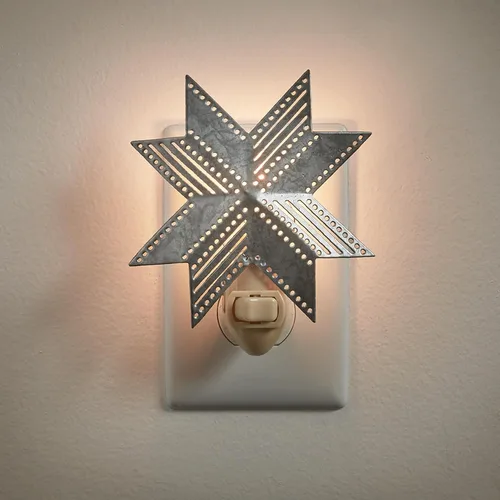 Vista 2 de Park Designs Luz nocturna de estrella folk