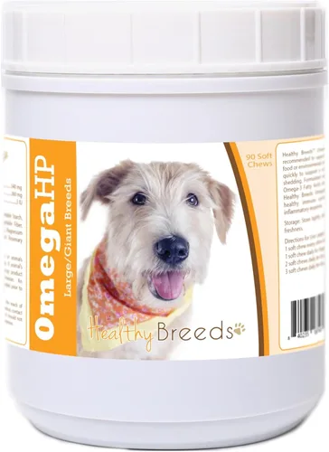 Vista 89 de Healthy Breeds Affenpinscher Omega HP - Masticables suaves para piel y pelaje, 60