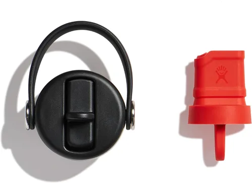 Vista 6 de Hydro Flask Tapa de Boca Estándar con Pajita Flexible Negro