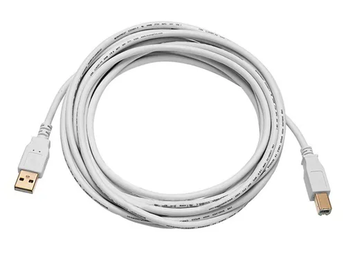 Vista 15 de Monoprice 105436 - Cable USB 2.0 de 0.45 m, de USB 2.0 A macho a B macho 28/24AWG (chapado en oro), color negro