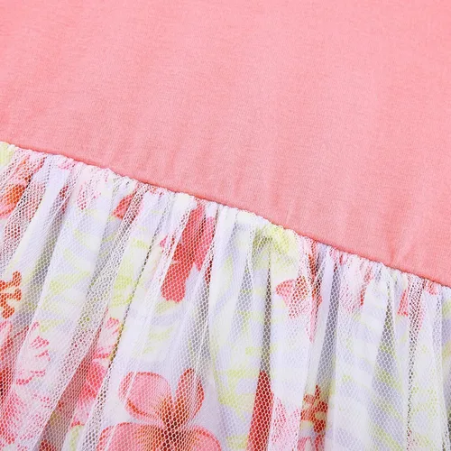 Vista 5 de Vestido de niña casual sin mangas tutú de tul para fiesta escolar de 4 a 12 años