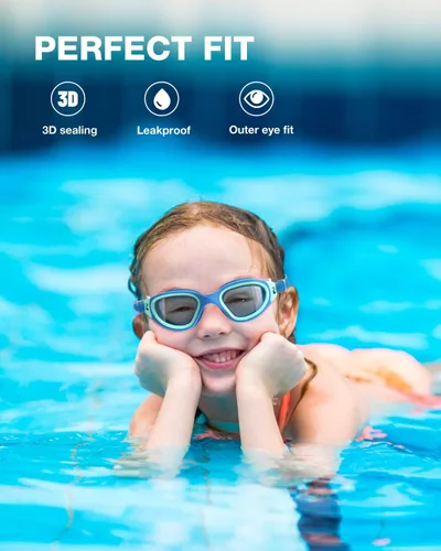 Vista 3 de ZIONOR Gafas de Natación para Niños, G1MINI SE Gafas de Natación Antivaho para Niño Niña 6-14