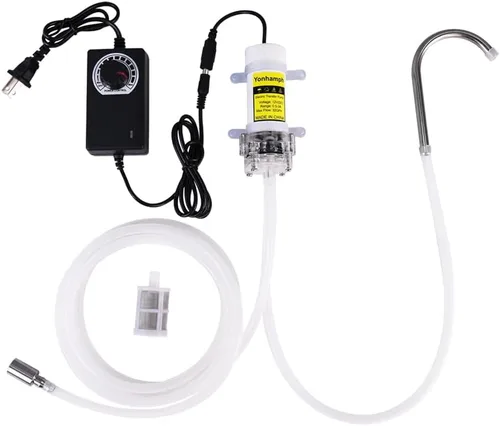 Vista 8 de Bomba eléctrica de transferencia de agua de 110V, velocidad ajustable para máquina de hielo, máquina de café, refrigeración por agua, sifón