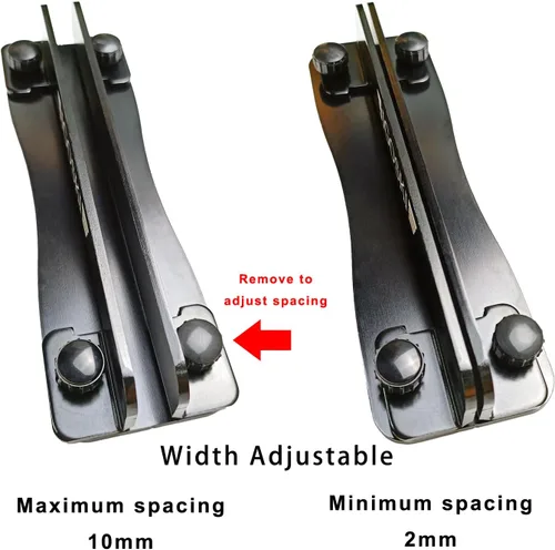 Vista 6 de Wax Scraper Tuner - Repair, Recover and Sharpen Your Ski or Snowboard Waxing Tools (Scraper Tuner) (Black)