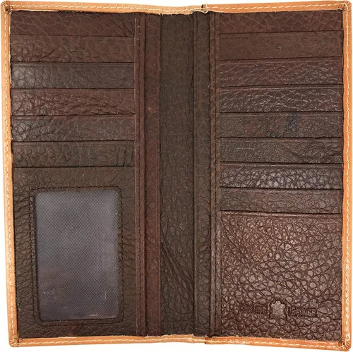 Vista 3 de Western - Cartera de piel de vacuno para hombre