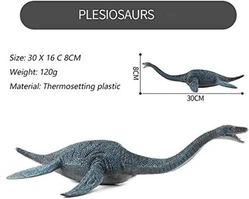 Vista 3 de A-Parts Jurassic Plesiosaurio Dinosaurio Juguetes Colección Animal Modelo Juguete Aprendizaje y Educativo Juguete Cumpleaños Regalos de Navidad