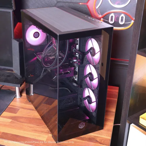 Vista 15 de CyberPowerPC PC para juegos, AMD Ryzen 9 9900X, GeForce RTX 5070 12GB