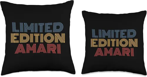 Vista 3 de Amari Limited Editon Personalized Name funny Throw Pillow
