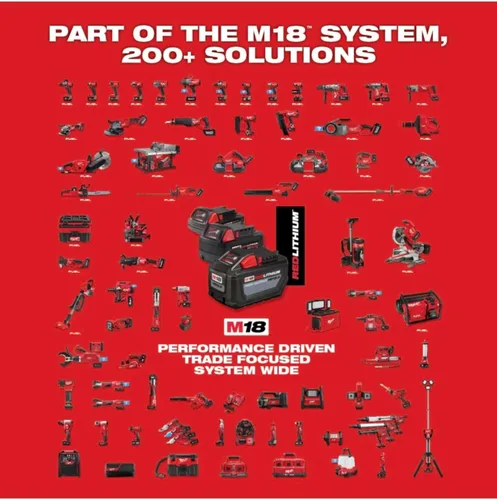 Vista 9 de Milwaukee 2696-24 M18 Kit de herramientas combinadas compactas inalámbricas