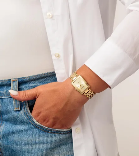 Vista 4 de Armitron Reloj de pulsera con brazalete y esfera de diamantes genuinos para mujer, 75-5769