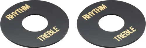 Vista 3 de Musiclily Placa de interruptor de palanca de guitarra LP autoadhesiva, interruptor de pastilla, anillo de agudos para guitarra eléctrica estilo Les