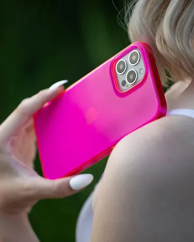 Vista 6 de FELONY CASE - Funda protectora transparente para iPhone 12/iPhone 12 Pro, TPU y policarbonato que absorbe los golpes - A prueba de grietas con un