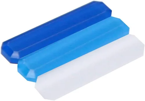 Vista 2 de iJDMTOY Adhesivo para rejilla de 3 colores, estilo retro, color blanco, azul, azul marino, compatible con Toyota Tacoma 2016-23 con rejilla TRD-Pro