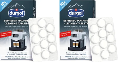 Vista 9 de Durgol Tabletas de limpieza para máquina de café expreso y cafetera, 10