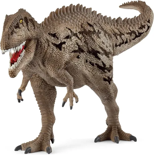 Vista 4 de Schleich Dinosaurios - Juguete realista de dinosaurio Carcharodontosaurus de 13 pulgadas. Figura de acción detallada de dinosaurio con mandíbula