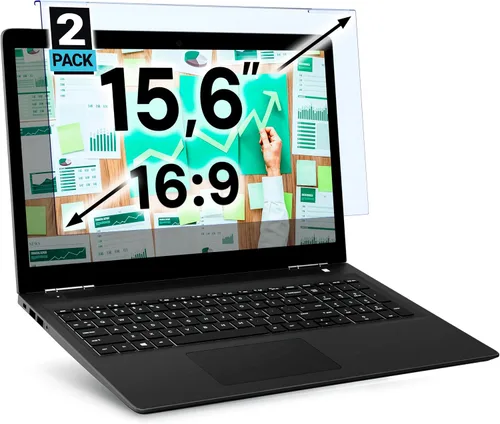 Vista 28 de VINTEZ Panel protector de pantalla de bloqueo de luz azul de 14 pulgadas para monitor de computadora y portátil de pantalla ancha 16:9 – Película