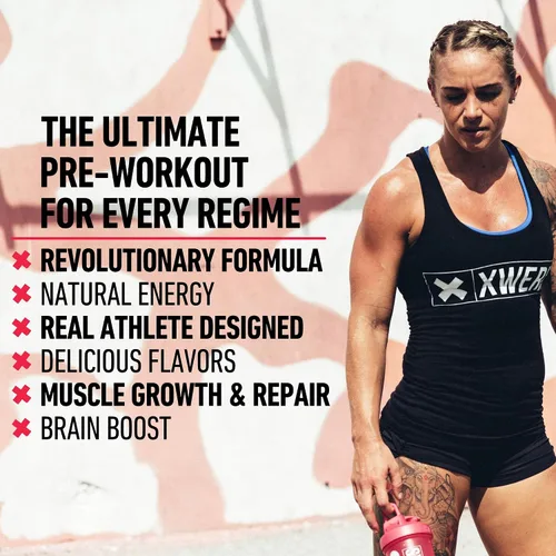 Vista 3 de Xwerks Ignite - Polvo de preentrenamiento para hombres y mujeres, polvo natural de bebida energética preentrenamiento, fórmula keto sin gluten